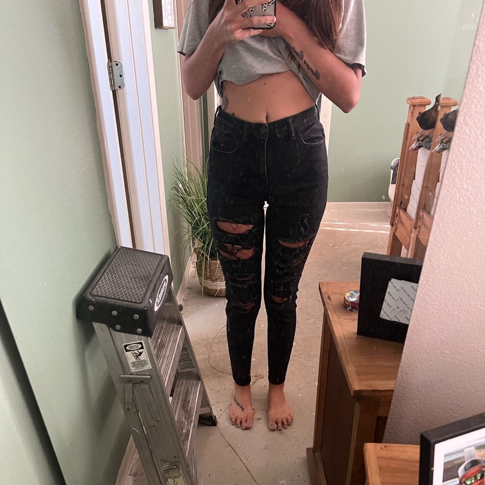 American eagle curvy jeggings